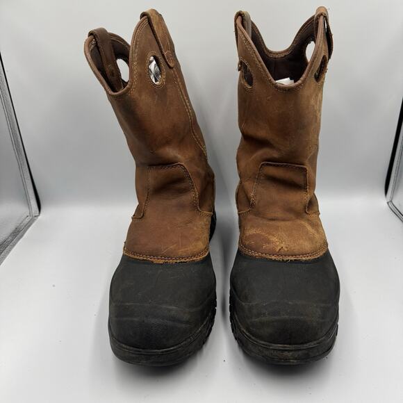 Wolverine Rival SwampMonster Pull On Steel Toe Waterproof Leather Boots 12M - Picture 3 of 7